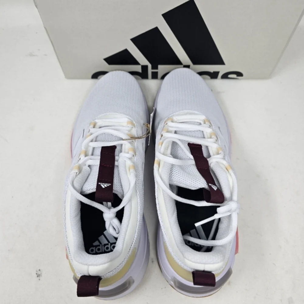 adidas Racer TR23 Running Shoes Cloudfoam Cloud White Red Women's Size 10 IG7344